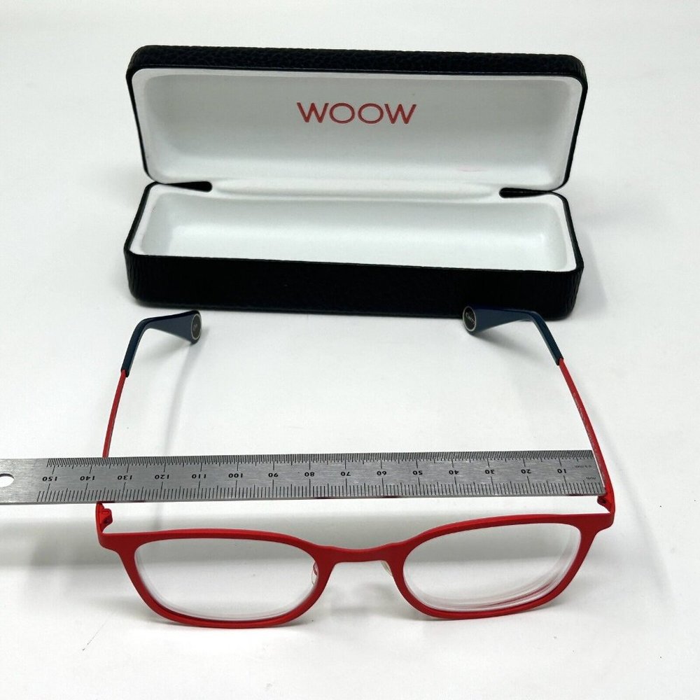 Woow Carry On 1 Eyeglasses Frame Col. 9528 AO Fluo Red Cherry 49 [] 22 140 - Picture 11 of 14